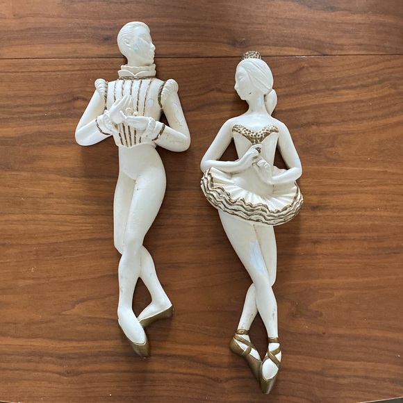 Mid Century Artistic Royal Krafts by Grover 1961 Ballerina Couple Wall Hanging - Picture 12 of 12